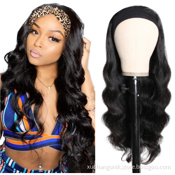 Uniky Wholesale Headband Wig Human Hair For Black Women,Remy Human Hair Headband Wig,Headband Kinky Ponytail Human Hair Wig